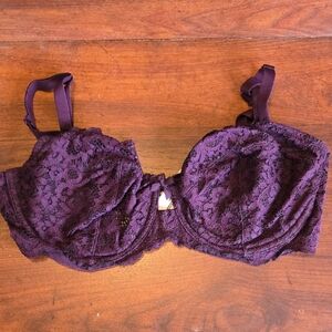 VS Purple Lace Demi Bra